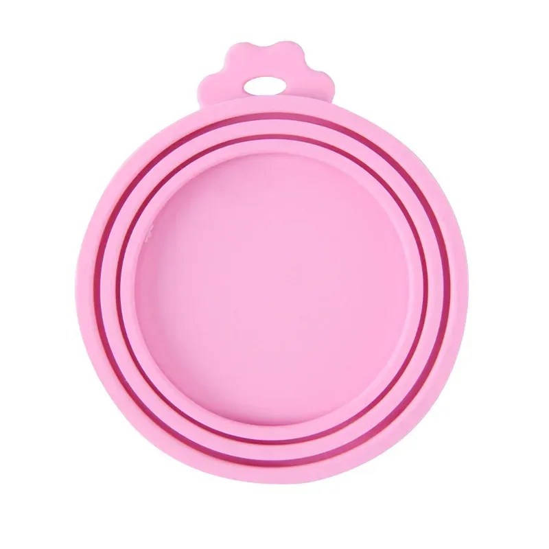 Couvercle en silicone réutilisable pour boîte de conserve, conservation des aliments pour chiots, chiens et chats 10