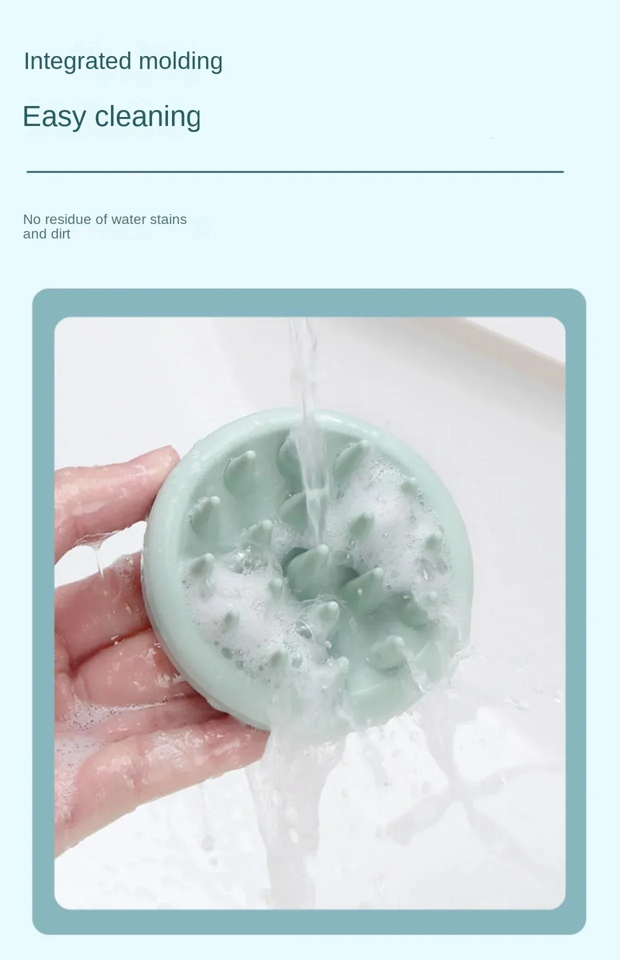 Brosse à cheveux en utilisation