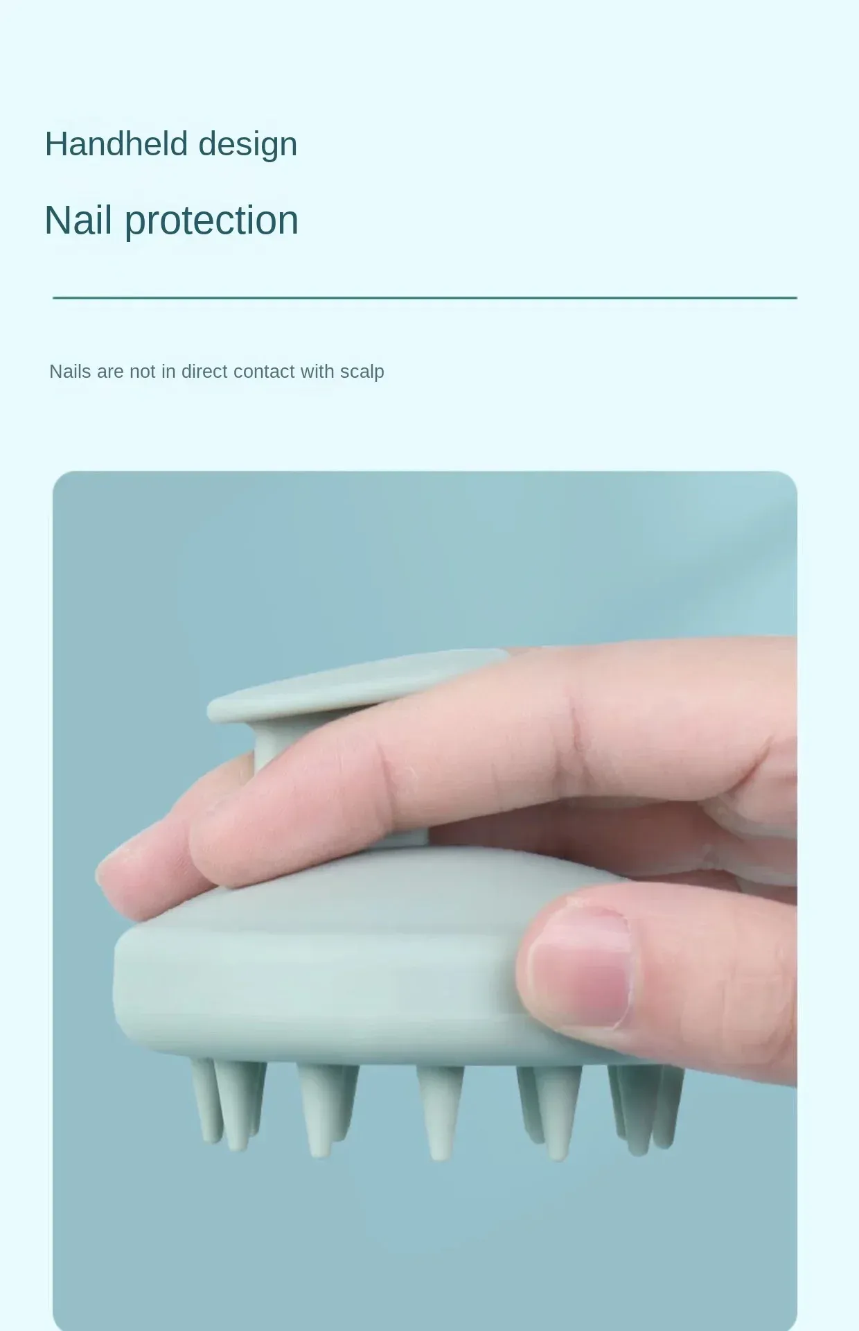 Brosse à cheveux, vue de profil