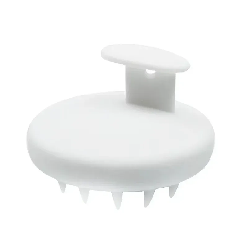 Brosse à shampoing massante pour cuir chevelu en silicone, poils souples, pour femmes et enfants 11