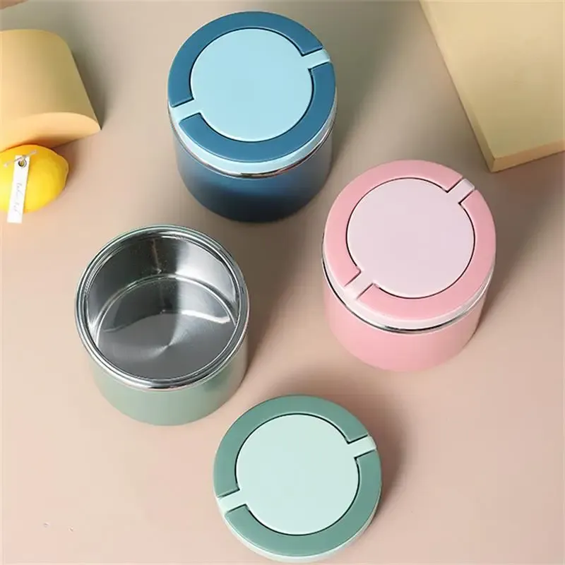 Thermos à soupe avec boîte à lunch isotherme en acier inoxydable, boîte bento pour aliments chauds et froids avec poignée 4