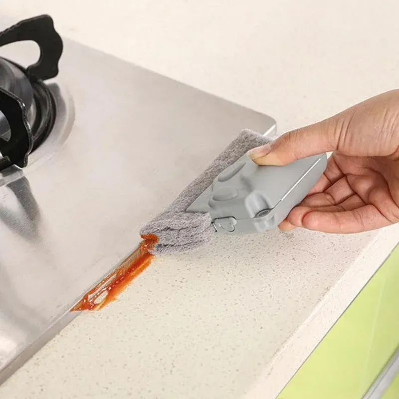 Brosse de nettoyage pour rainures de fenêtre, nettoyage d'une glissière