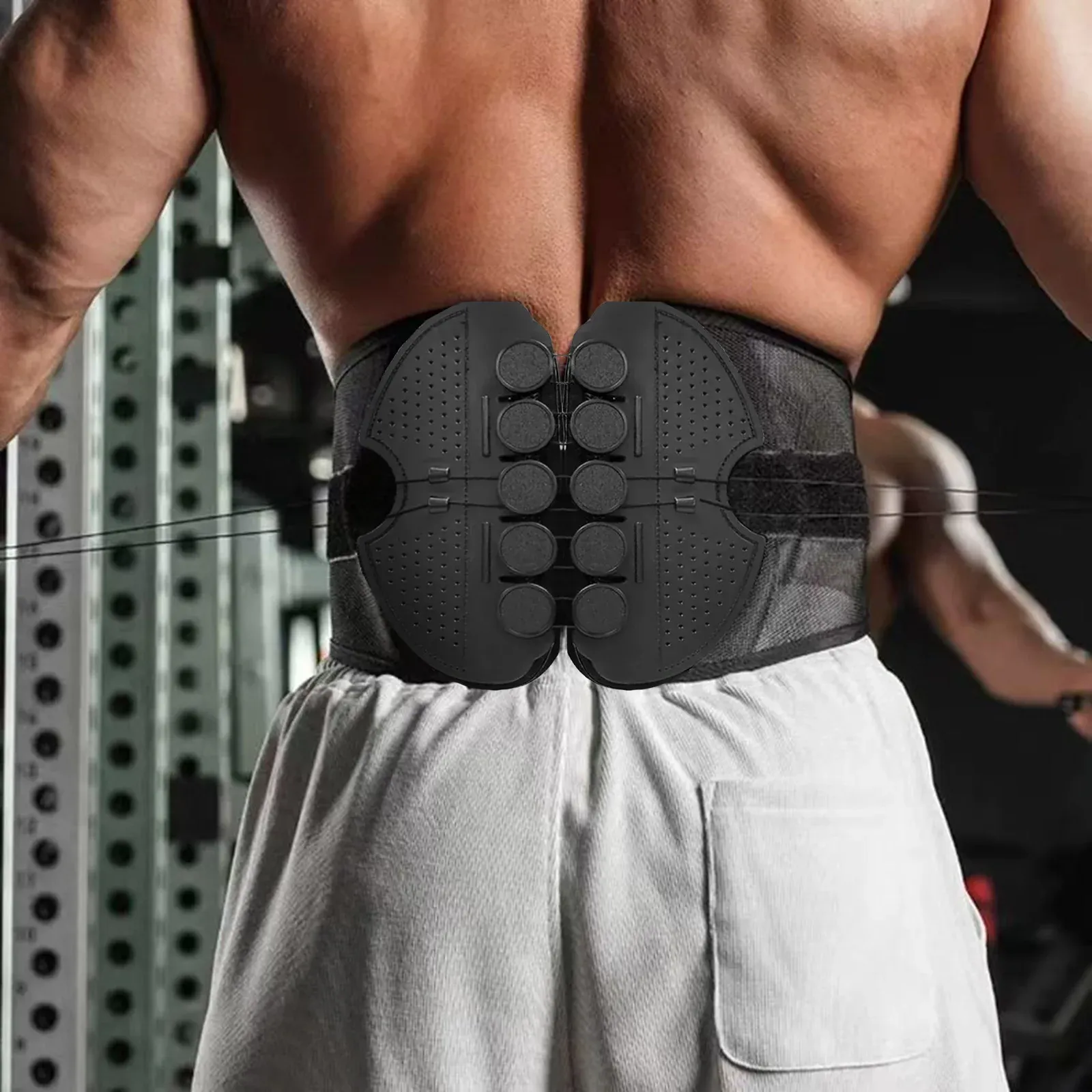 Correcteur de posture en maille respirante, support lombaire pour disque intervertébral, sangle de compression et protection du dos - Image 1