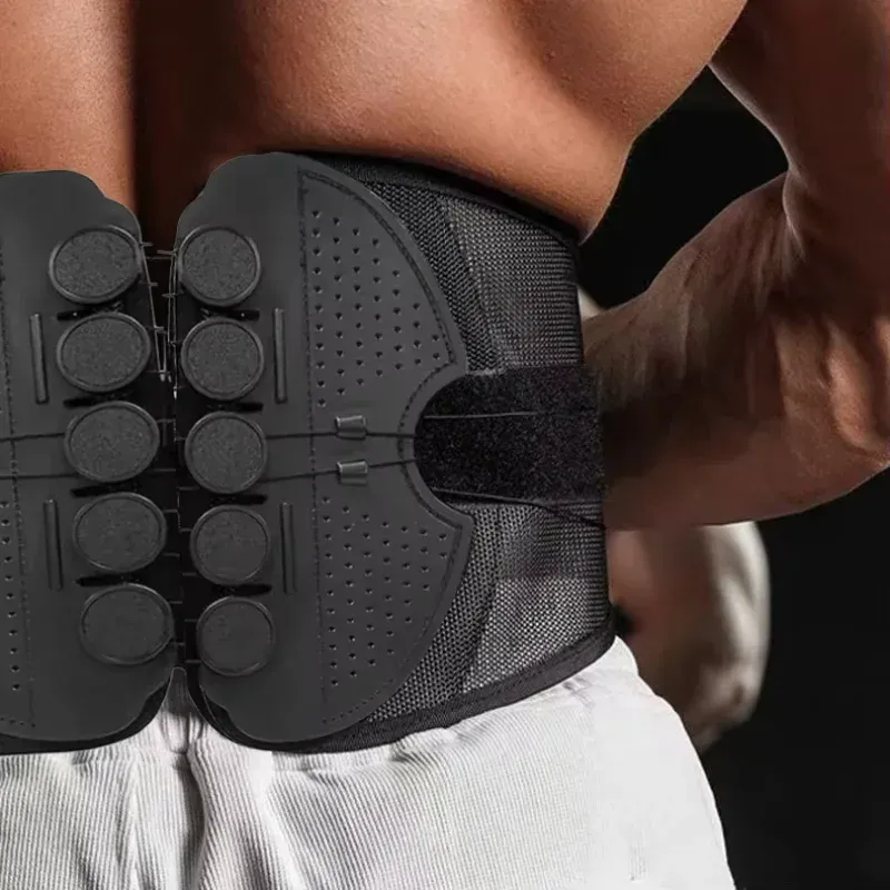 Correcteur de posture en maille respirante, support lombaire pour disque intervertébral, sangle de compression et protection du dos 6