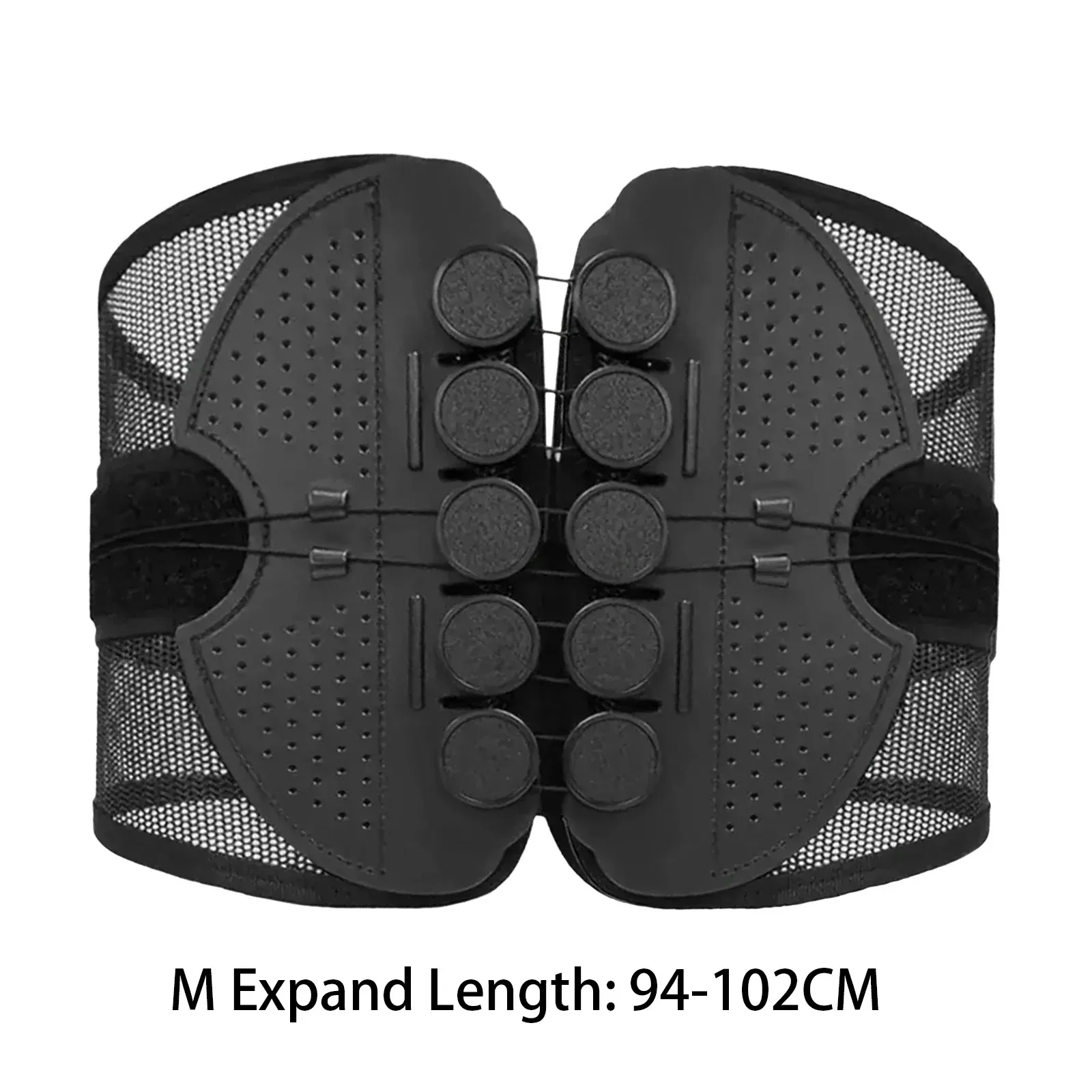 Correcteur de posture en maille respirante, support lombaire pour disque intervertébral, sangle de compression et protection du dos 11