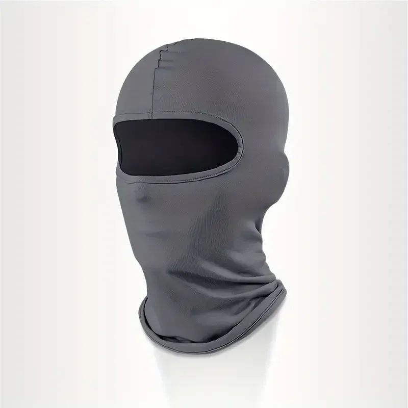 Cagoule de cyclisme en soie glacée anti-UV, respirante et coupe-vent, pour homme et femme 9