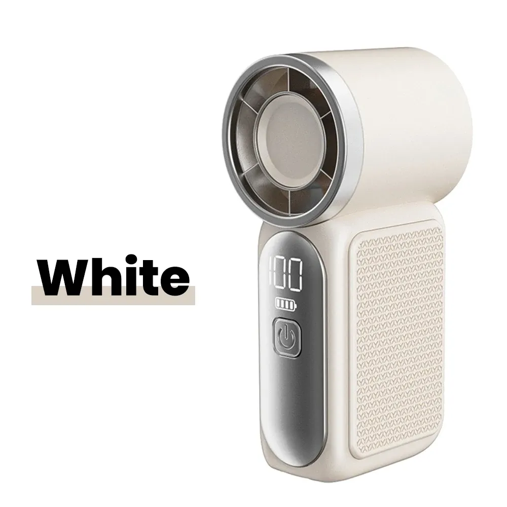 Mini ventilateur portatif rechargeable USB-C à 5 vitesses pour l'extérieur, la maison et le bureau 9