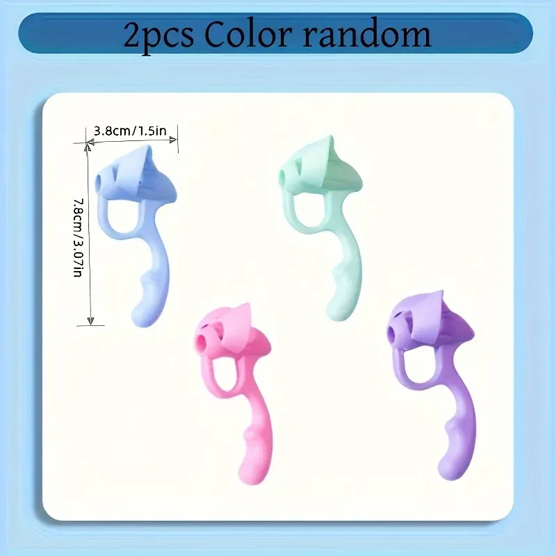 Correcteur de prise de stylo en silicone, aide à l'apprentissage de l'écriture pour une meilleure posture 6