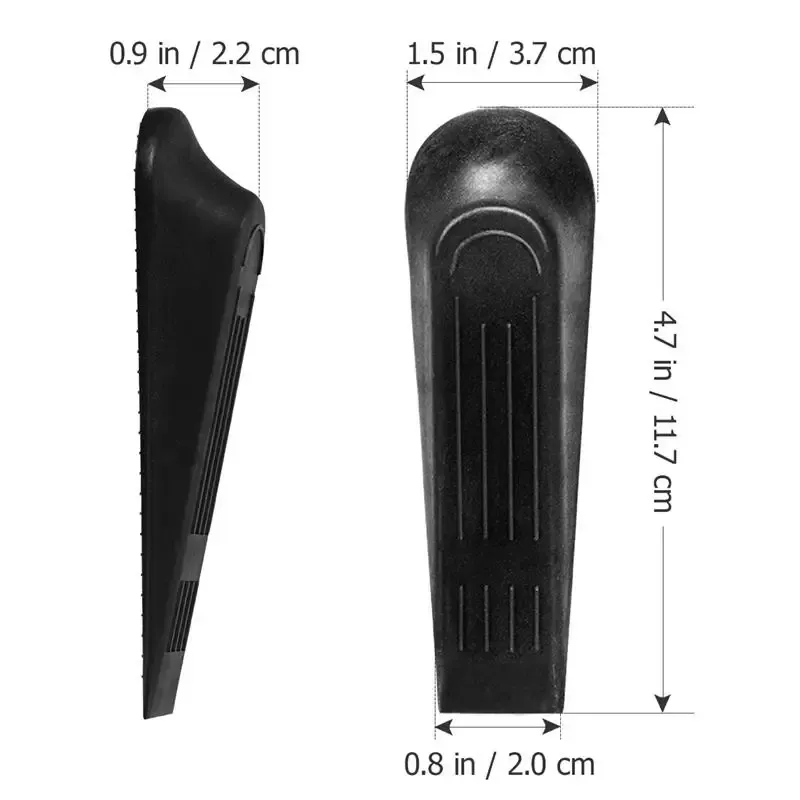 Lot de 5 butoirs de porte domestiques : protection anti-collision et bloqueurs coulissants robustes pour maintenir les portes ouvertes 6