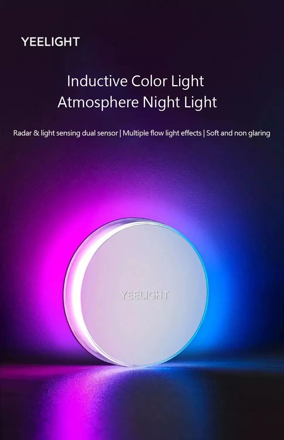 Yeelight veilleuse dans un intérieur moderne