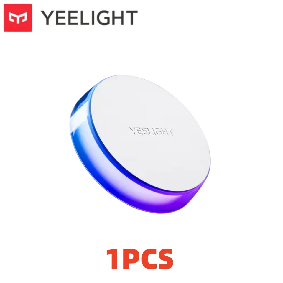 Yeelight – Veilleuse couleur à détection de mouvement, lumière d'ambiance RGB avec double capteur de mouvement et de luminosité, idéale pour couloirs et chevets de type C 7