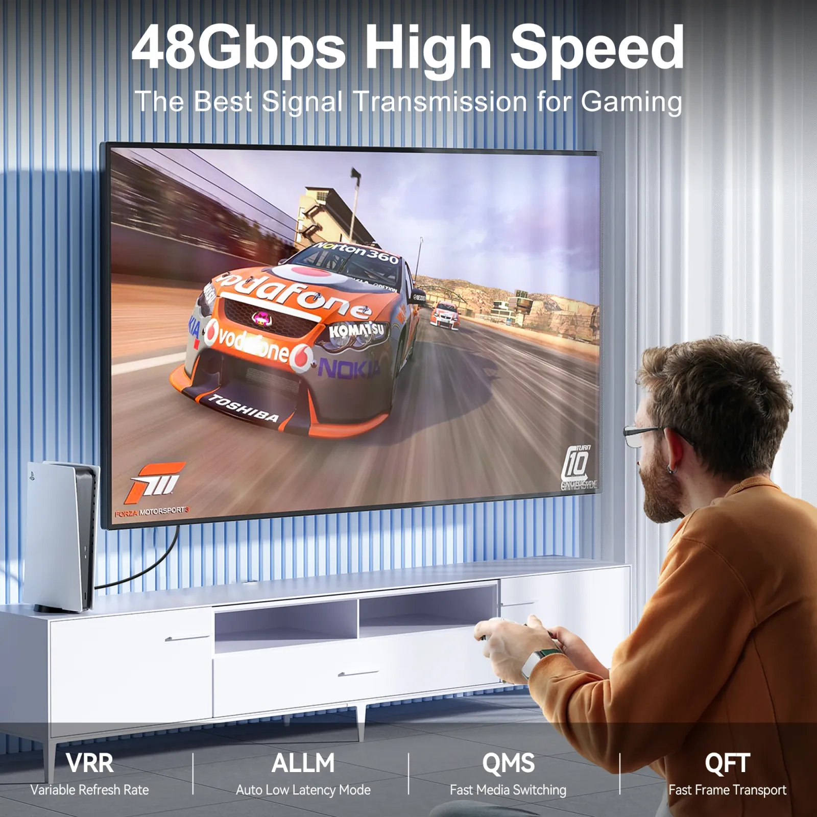 Détail du câble HDMI 2.1