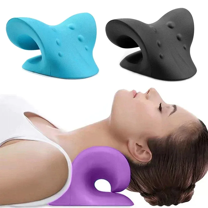 Détail des points de massage de l'oreiller cervical