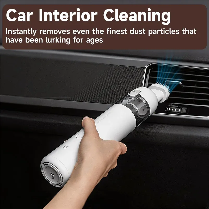 Aspirateur à main sans fil Xiaomi Mijia, 12 000 Pa, rechargeable, pour la maison et la voiture 5