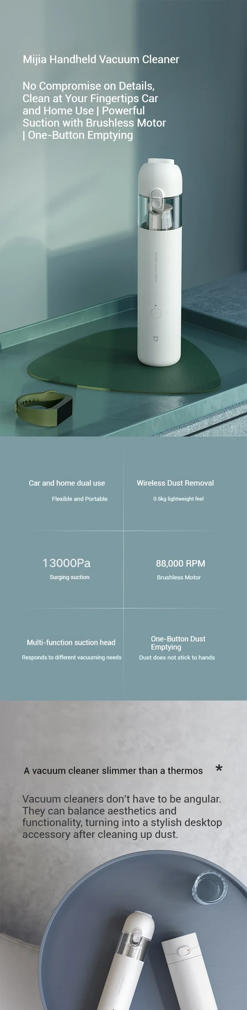 Aspirateur à main Xiaomi Mijia