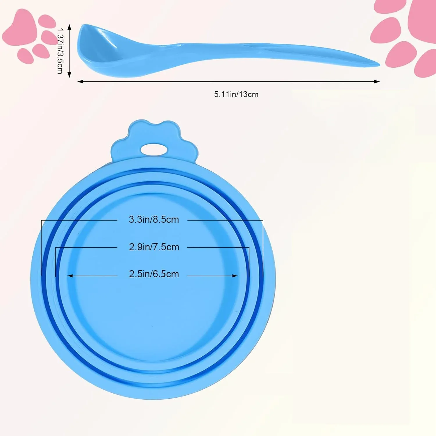 Couvercle en silicone adapté aux boîtes standard