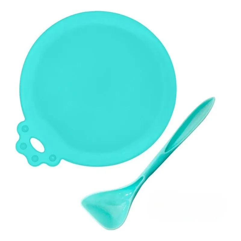 Couvercles universels en silicone pour boîtes de conserve pour animaux de compagnie, avec cuillères réutilisables pour aliments humides pour chats, compatibles avec la plupart des boîtes standard 8
