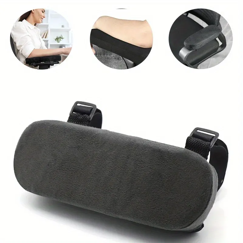 Coussinets d'accoudoir en mousse à mémoire de forme pour chaise de bureau, soutien du coude, housses universelles, 1 pièce 5