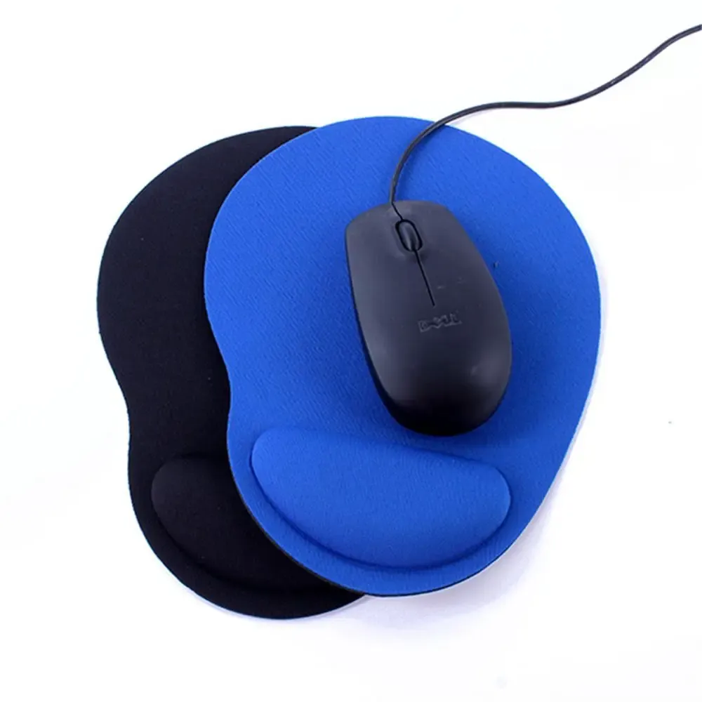 Tapis de souris ergonomique avec repose-poignet, antidérapant, en polymère souple, pour PC et ordinateur portable 3