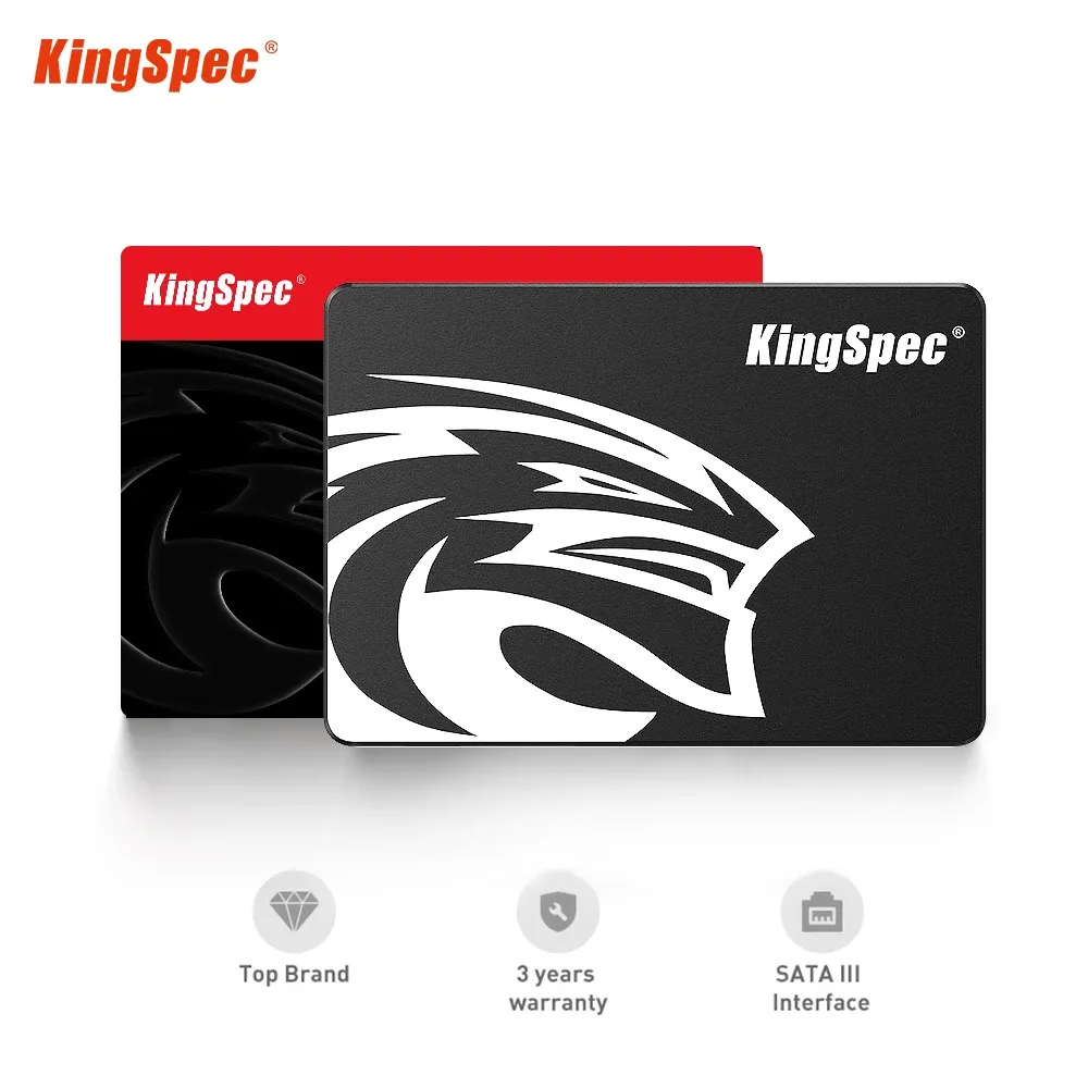 Disque SSD interne 2,5 pouces SATA KingSpec pour ordinateur portable et PC - Image 1
