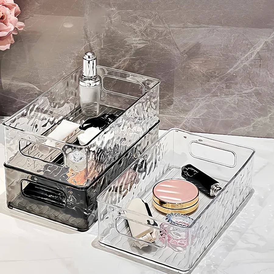 Organisateur cosmétique en acrylique, ambiance intérieure