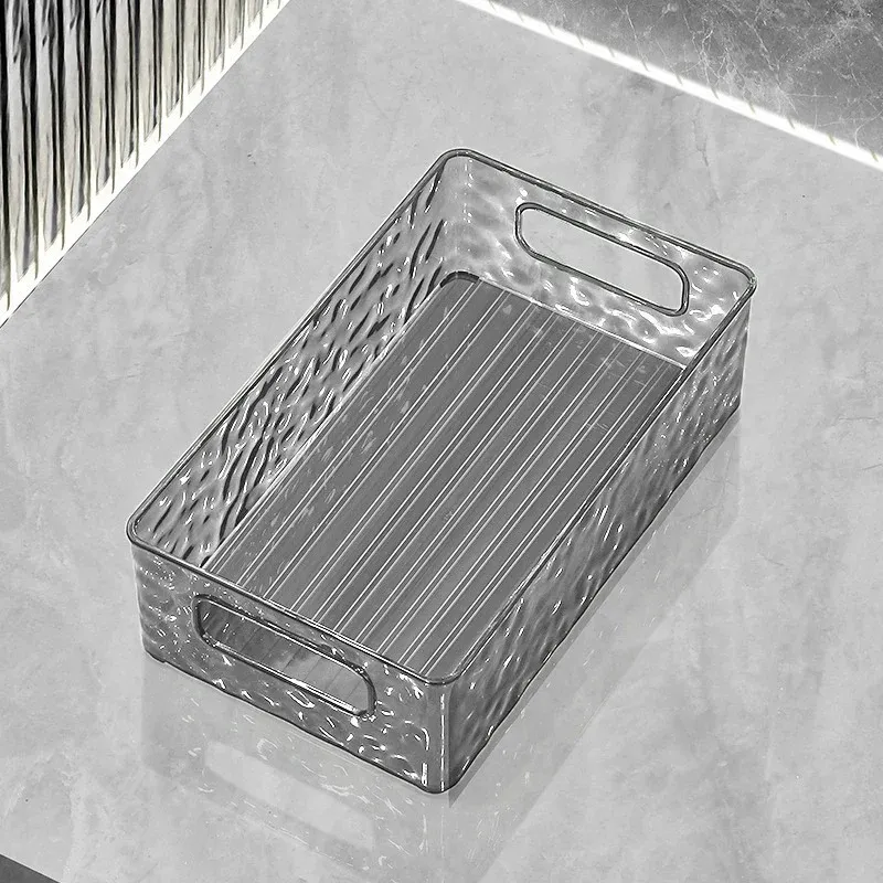 Boîte de rangement empilable en acrylique pour produits cosmétiques et de beauté, idéale pour commodes, salles de bain et armoires 7
