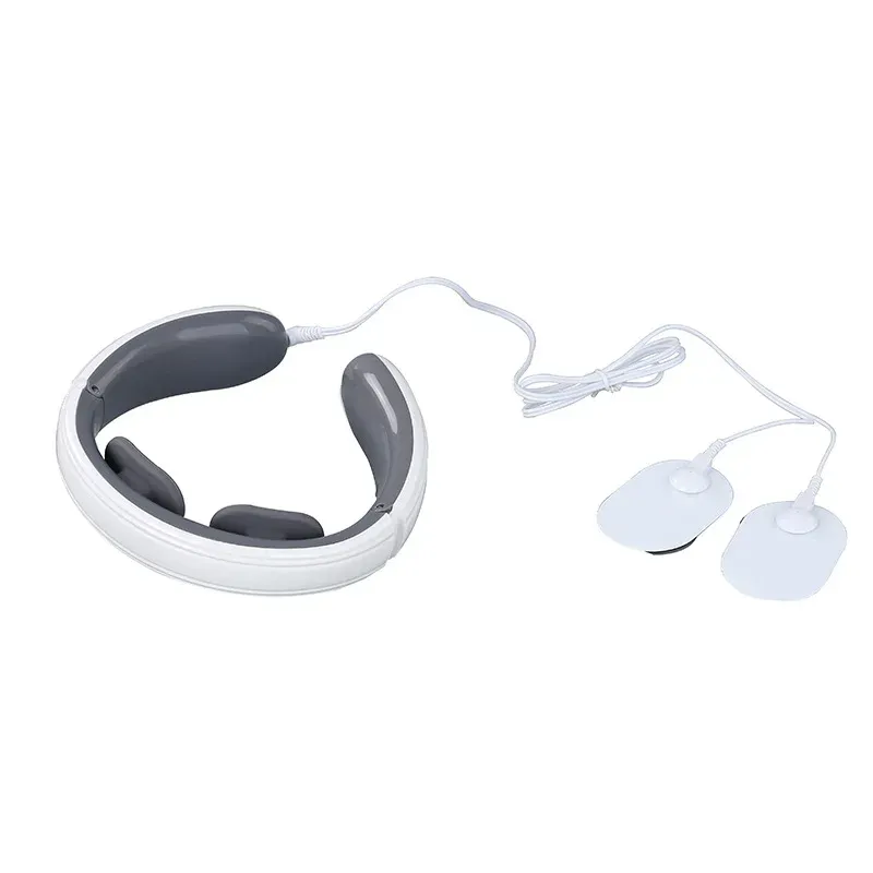 Masseur cervical électrique EMS à piles, 6 modes et 9 vitesses, pour la relaxation musculaire et le soulagement des tensions cervicales 8