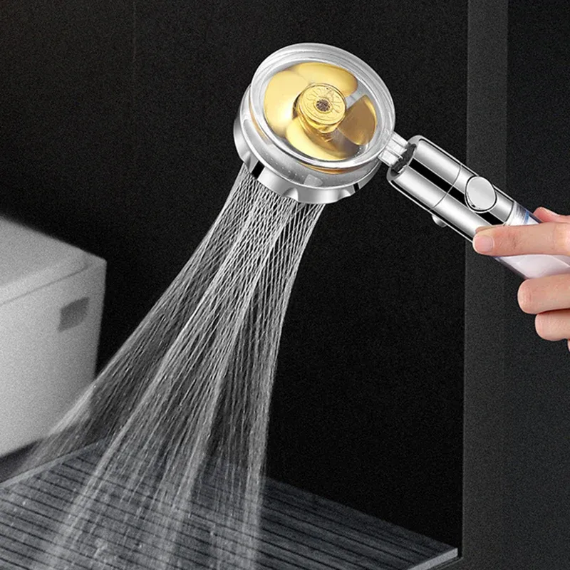 Pommeau de douche Turbo, accessoires inclus