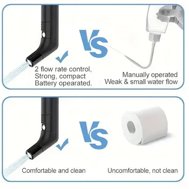 Pulvérisateur de bidet électrique portable, ambiance lifestyle