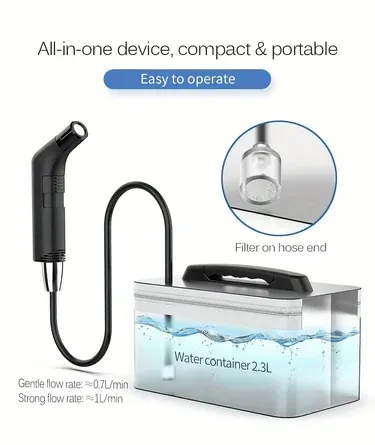 Pulvérisateur de bidet électrique portable, vue principale