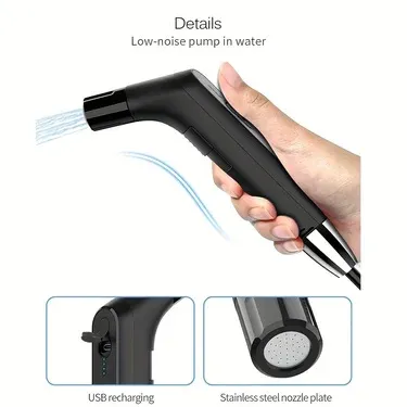 Pulvérisateur de bidet électrique portable, mise en situation