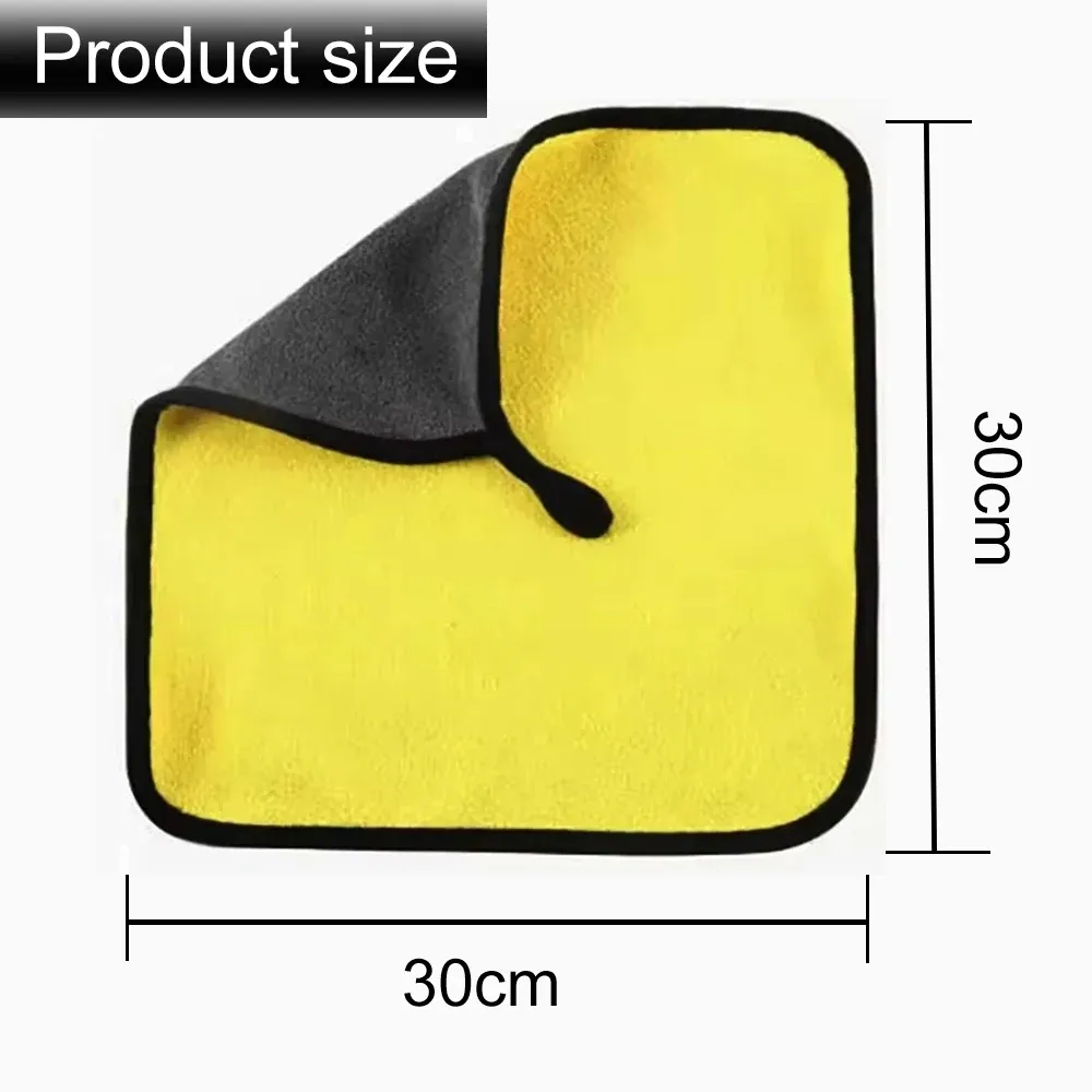 Serviette en microfibre super absorbante pour le lavage et le séchage de voiture 4