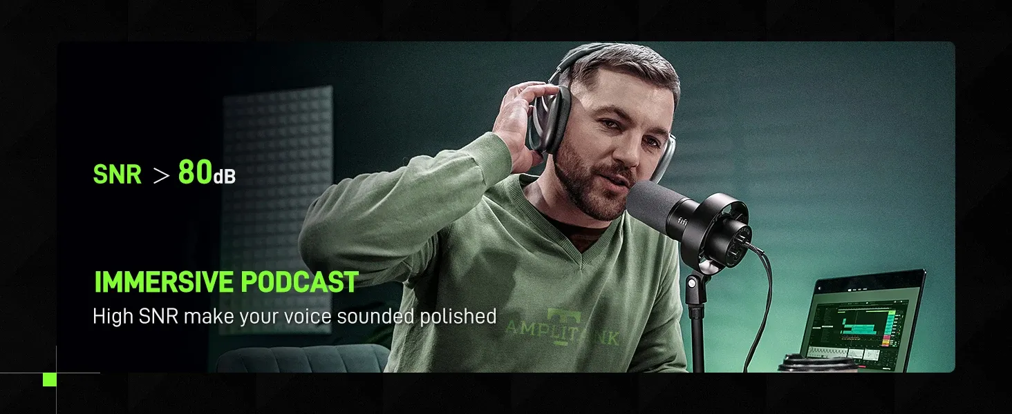 Détails du microphone FIFINE K688