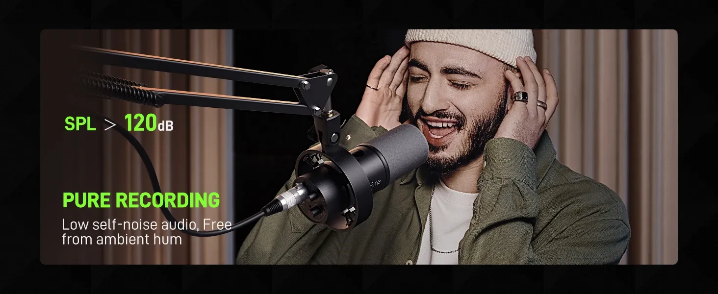Support antichoc et pare-brise du microphone