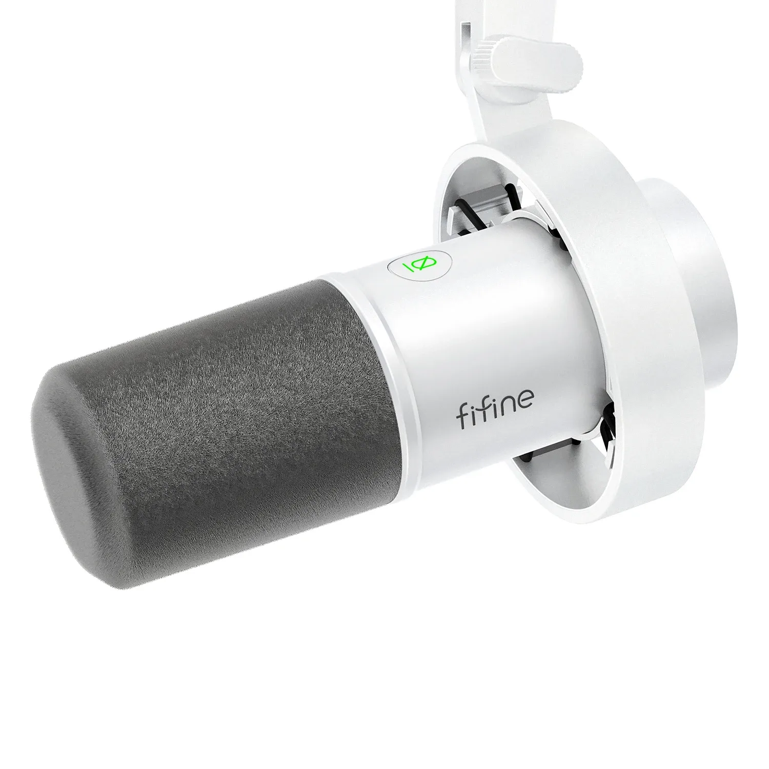 FIFINE K688 – Microphone dynamique USB/XLR avec support antichoc, bouton de sourdine tactile et contrôle du volume, compatible PC et carte son 7