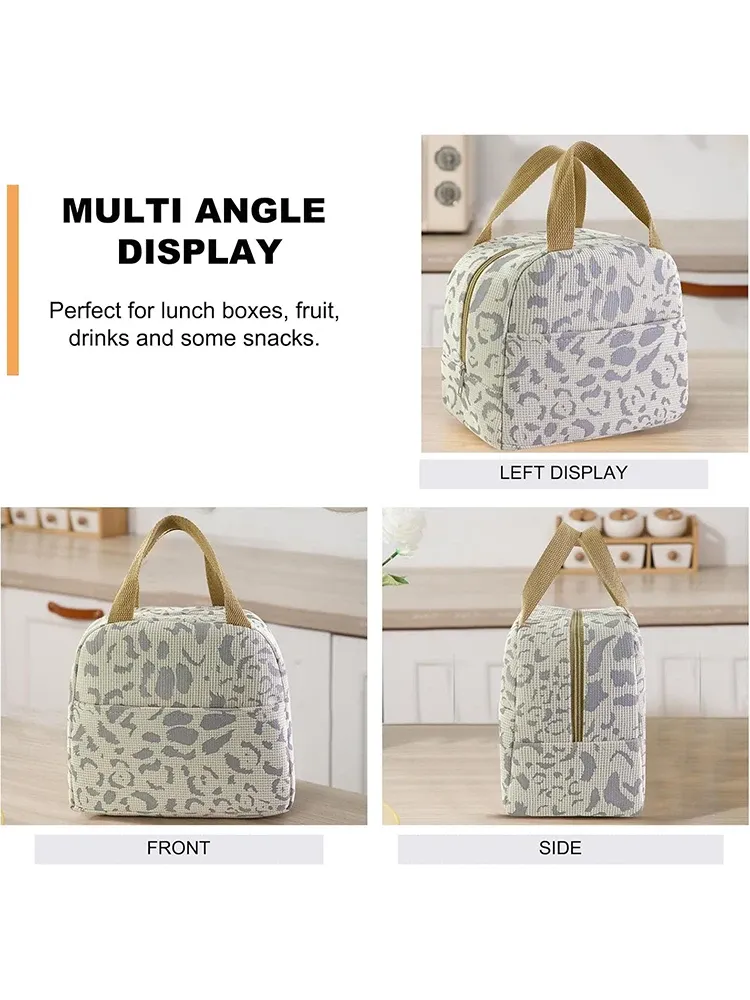 Sac isotherme à motif d'encre, utilisation au quotidien