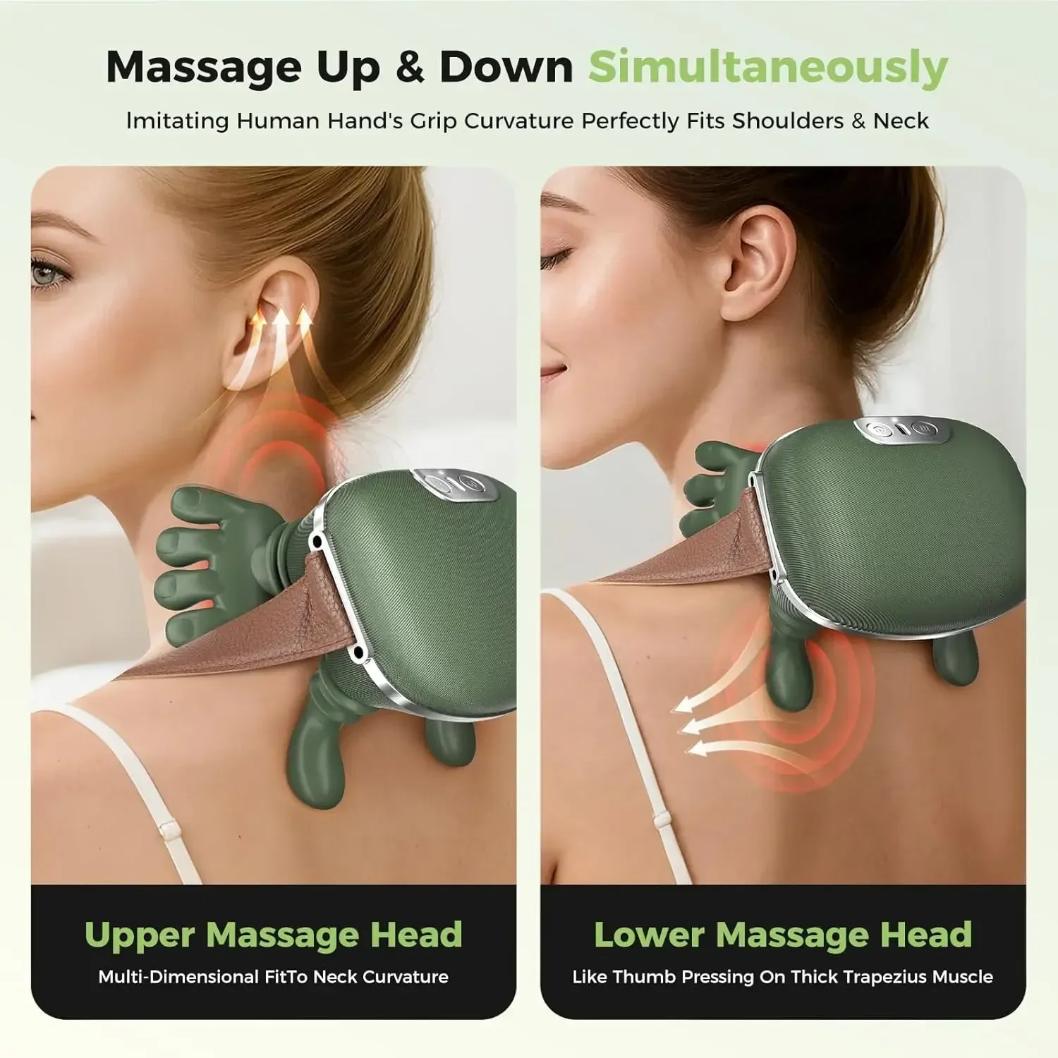 Masseur électrique Shiatsu pour le cou et les épaules, pétrissage en profondeur 3