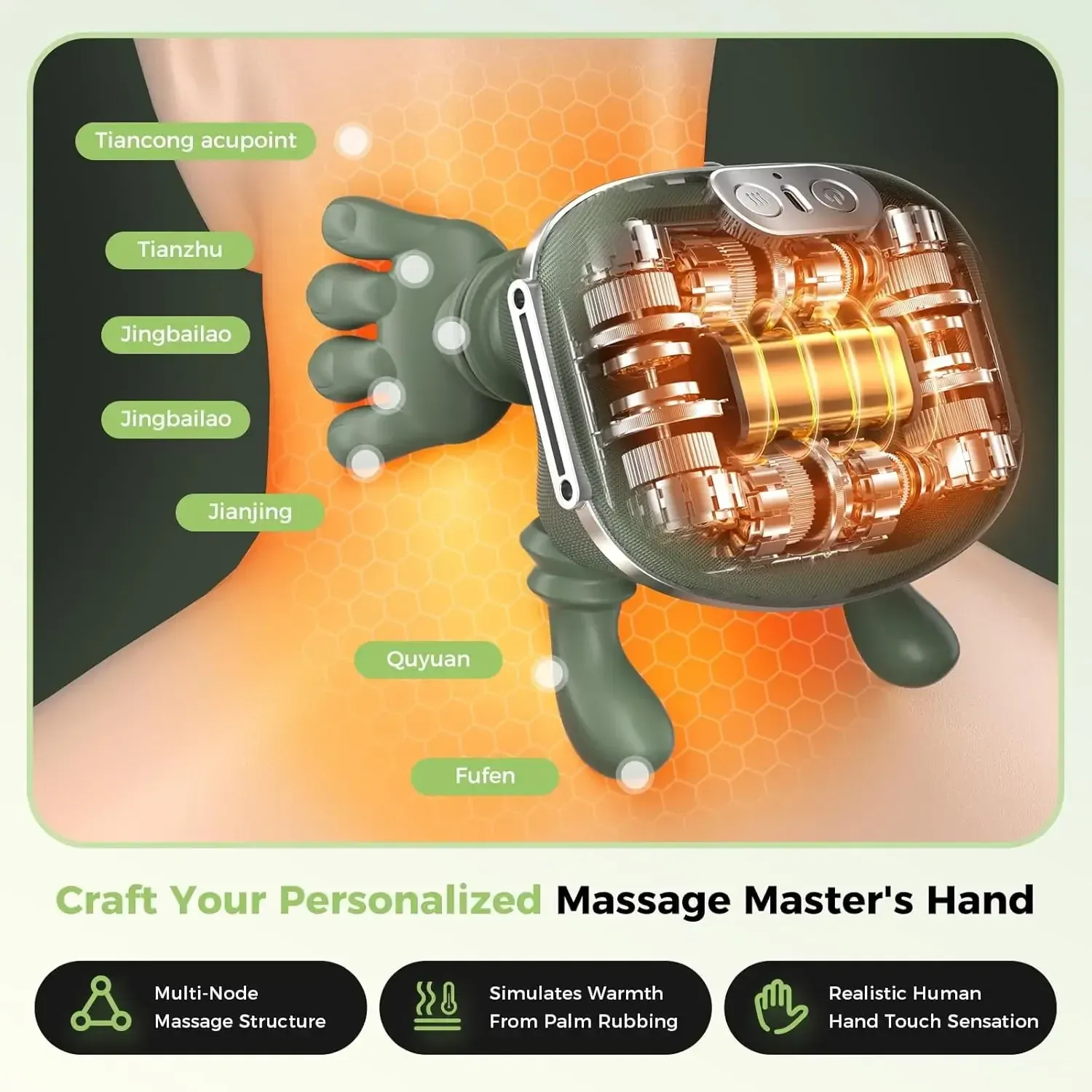 Masseur électrique Shiatsu pour le cou et les épaules, pétrissage en profondeur 5