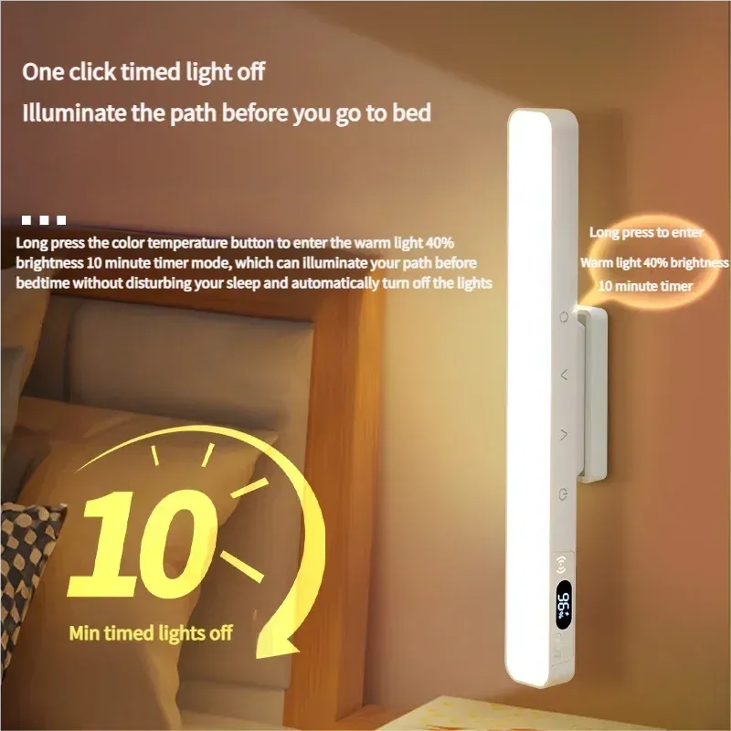 Lampe de bureau LED rechargeable à design épuré