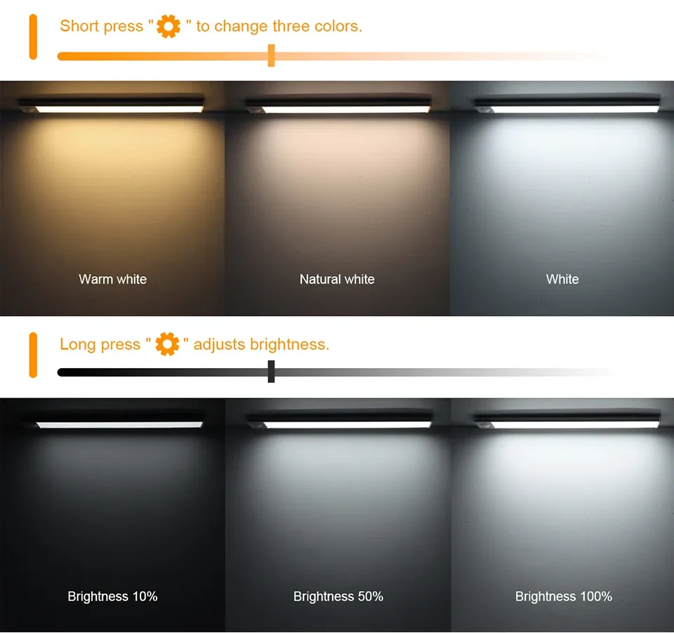 Détail de la barre lumineuse LED