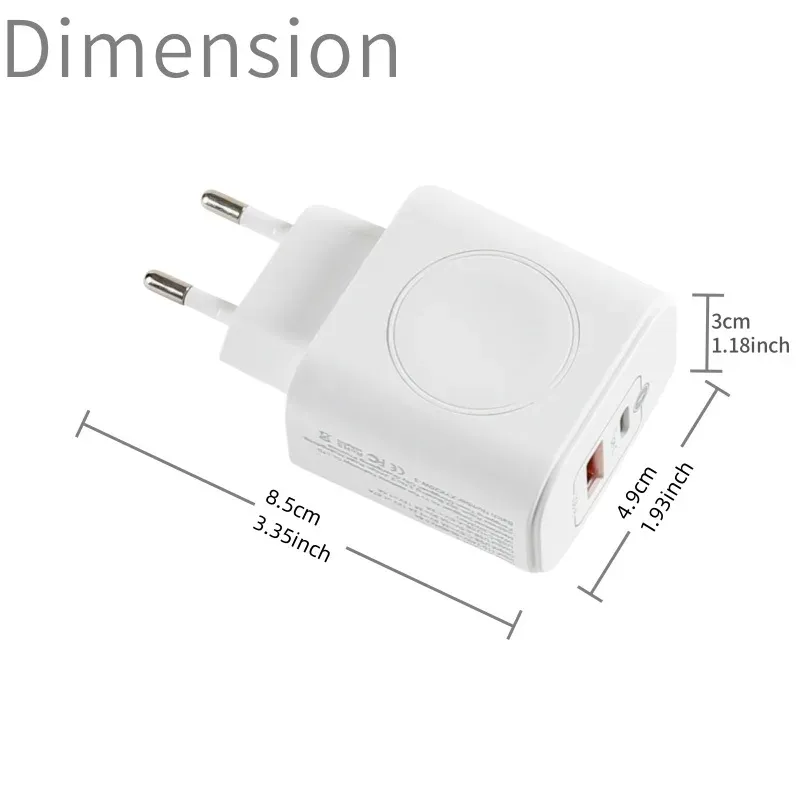 Chargeur sans fil 3-en-1 dans un intérieur élégant