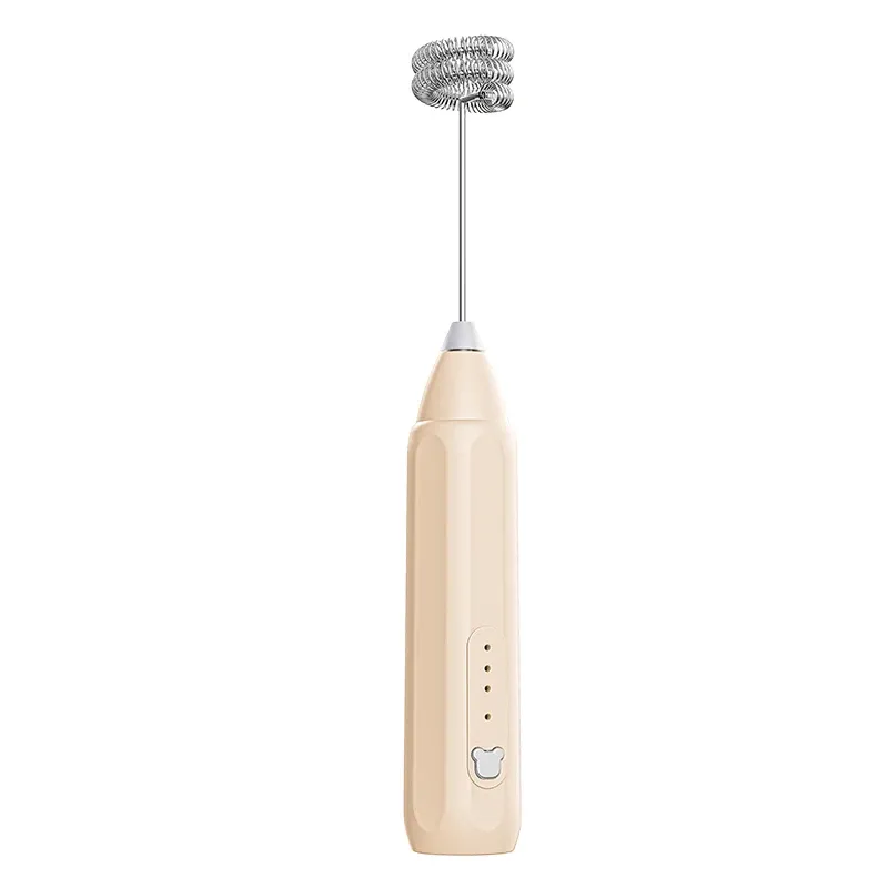 Mousseur à lait électrique rechargeable USB, 3 vitesses 7