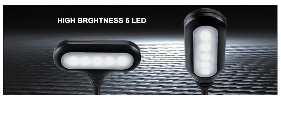Lampe LED réglable à clipser pour livre