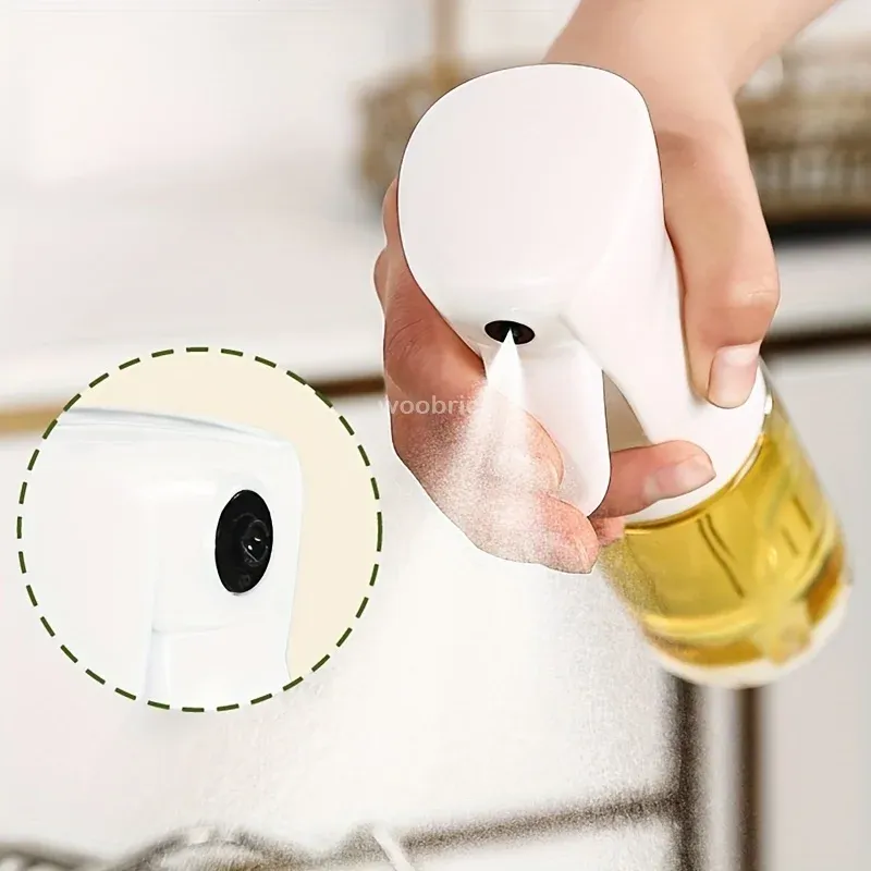 Pulvérisateur d'huile rechargeable pour cuisine, bouteille de pulvérisation pour une cuisson saine 4