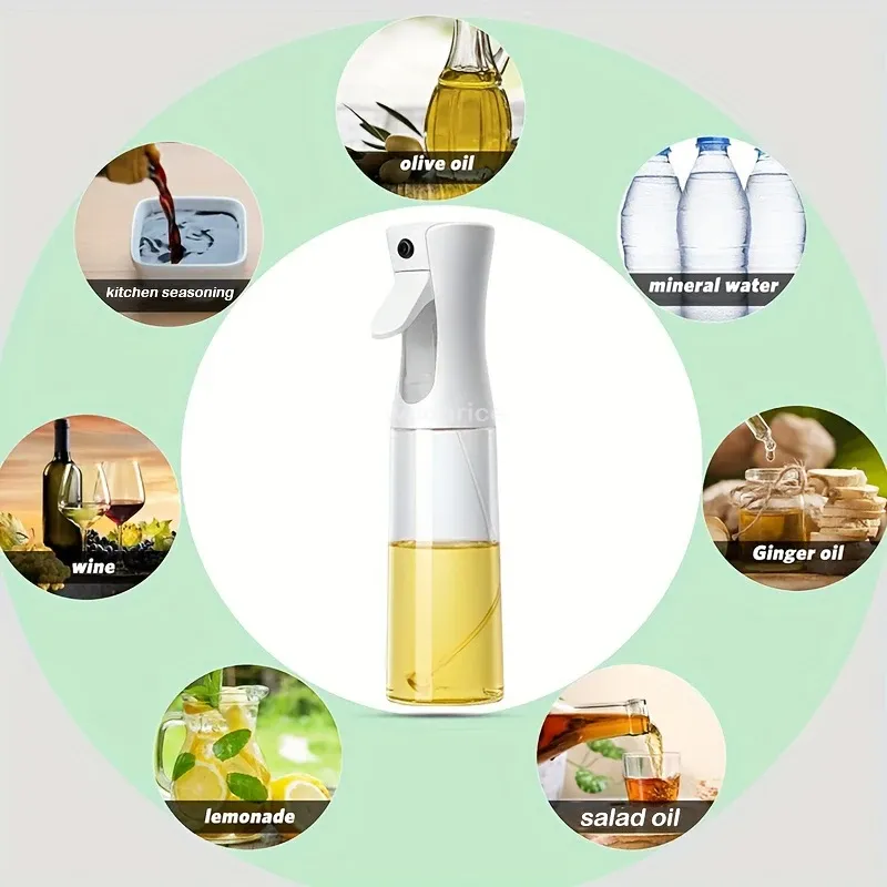 Pulvérisateur d'huile rechargeable pour cuisine, bouteille de pulvérisation pour une cuisson saine 6