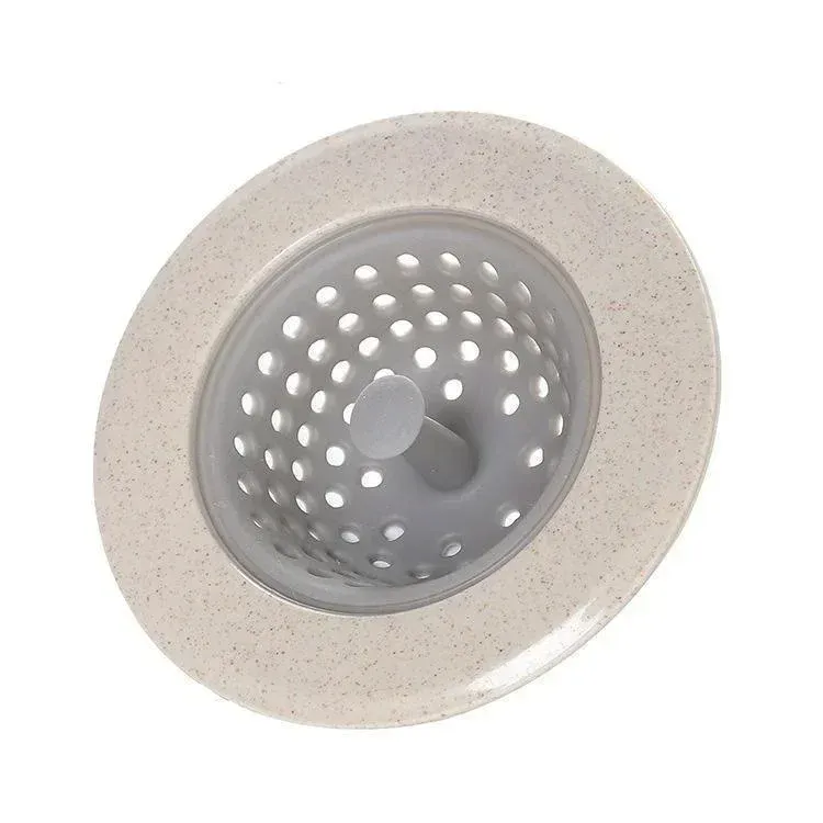 Bouchon de vidange de sol avec attrape-cheveux, filtre d'évier et couvercle de douche 7