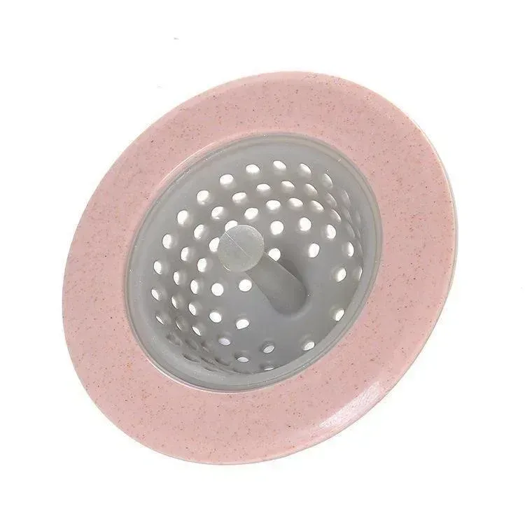 Bouchon de vidange de sol avec attrape-cheveux, filtre d'évier et couvercle de douche 9