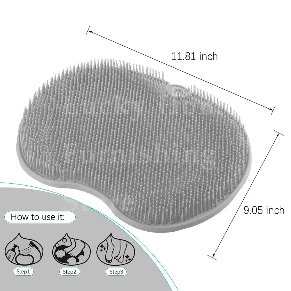 Éponge exfoliante en silicone pour les pieds, élimination des peaux mortes 3