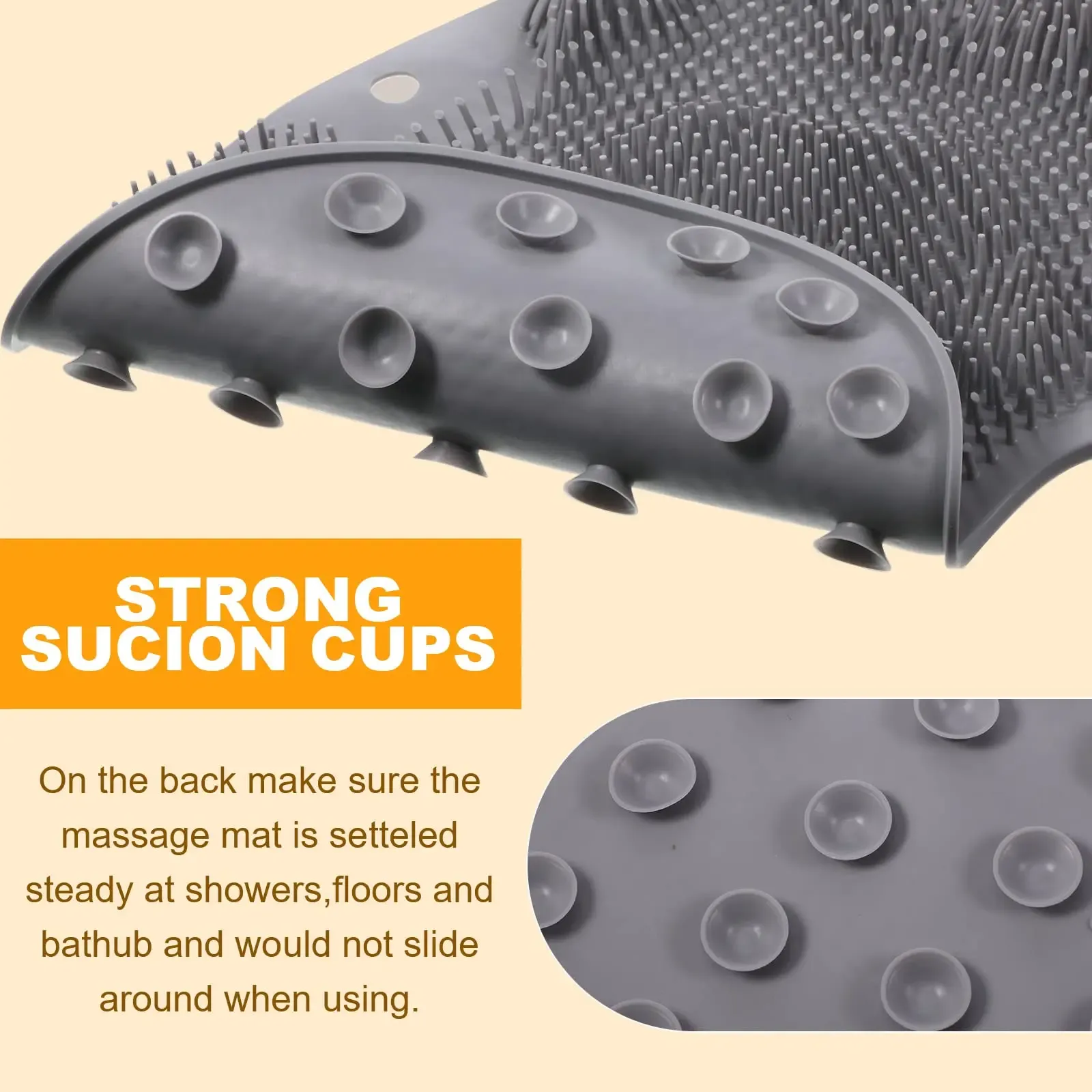 Éponge exfoliante pour les pieds, vue rapprochée