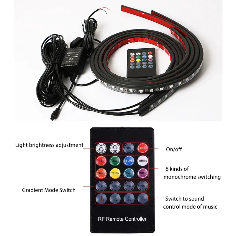 Commande de la bande lumineuse LED par télécommande